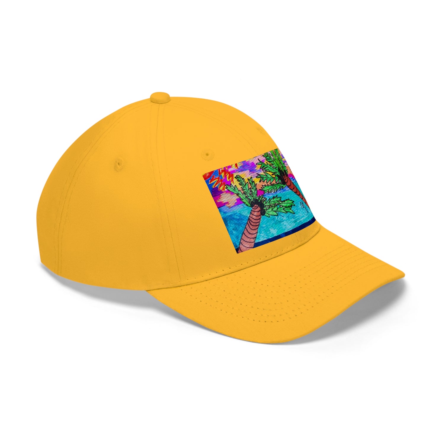 Palm Trees & Vitamin Sea Unisex Twill Hat