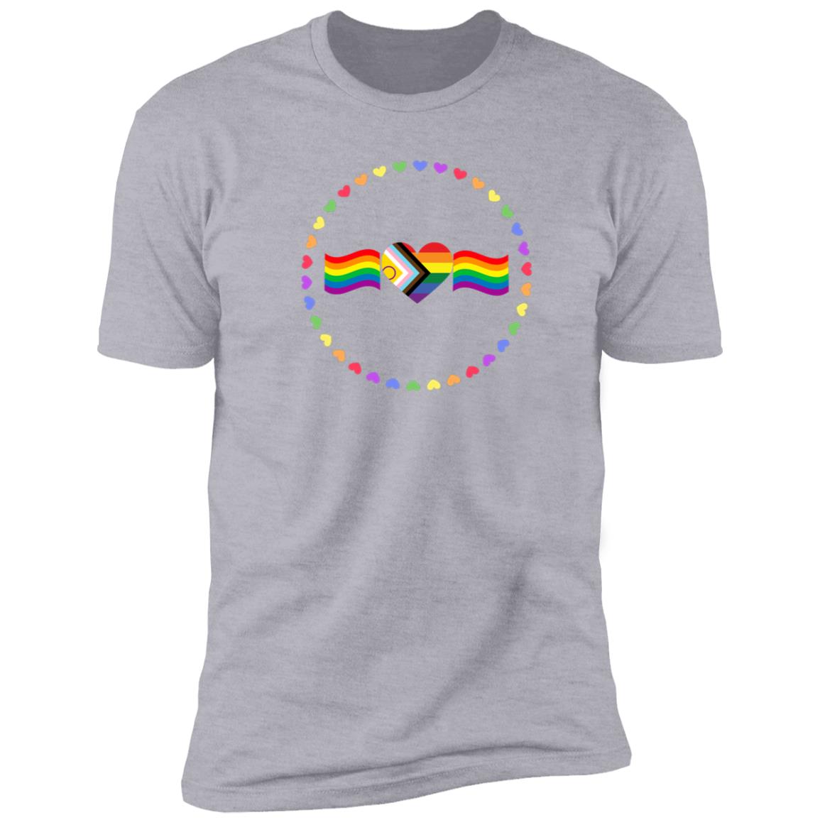 PRIDE HEART FLAG T-SHIRT