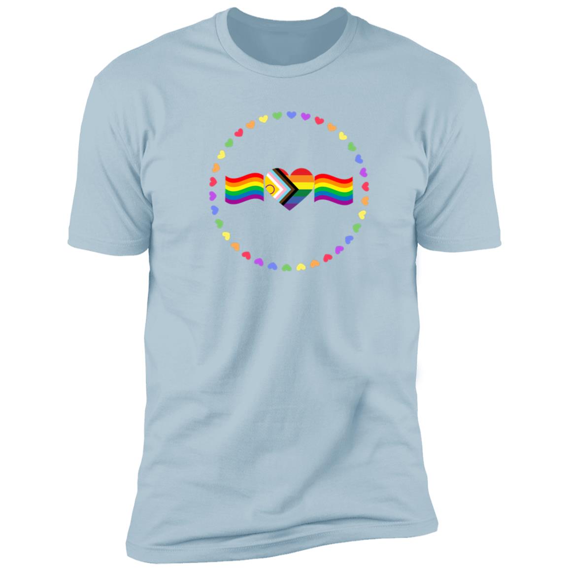 PRIDE HEART FLAG T-SHIRT