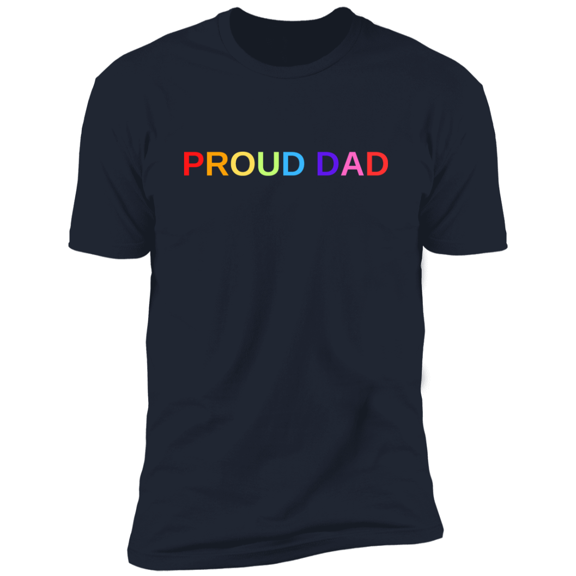 PRIDE MONTH PROUD DAD PREMIUM T-SHIRT | FATHER'S DAY GIFT | GIFT FOR HIM