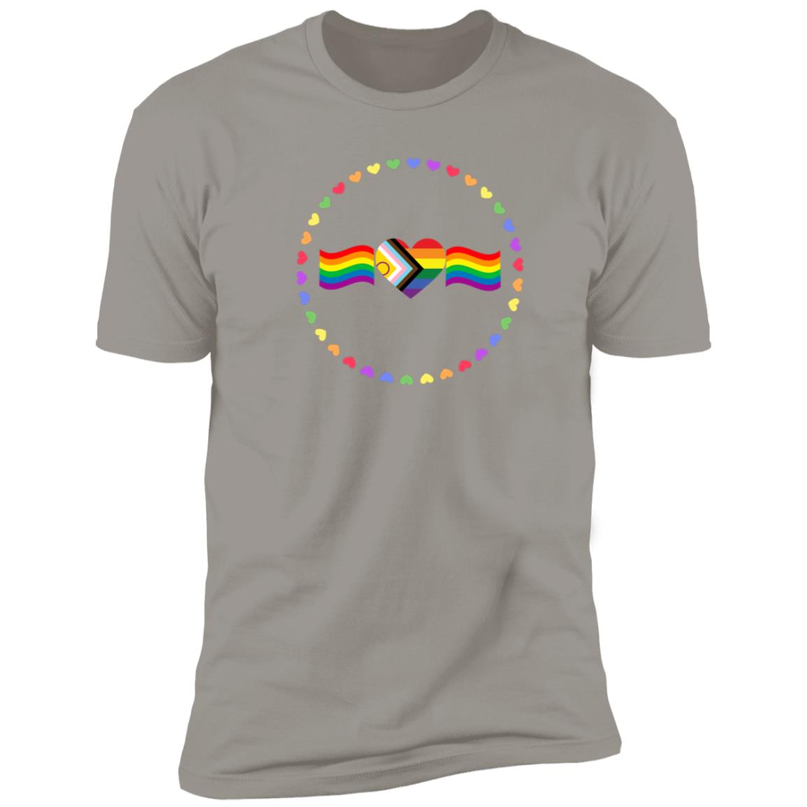 PRIDE HEART FLAG T-SHIRT