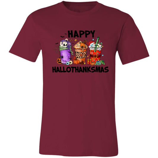 HAPPY HALLOTHANKSMAS UNISEX T-SHIRTS