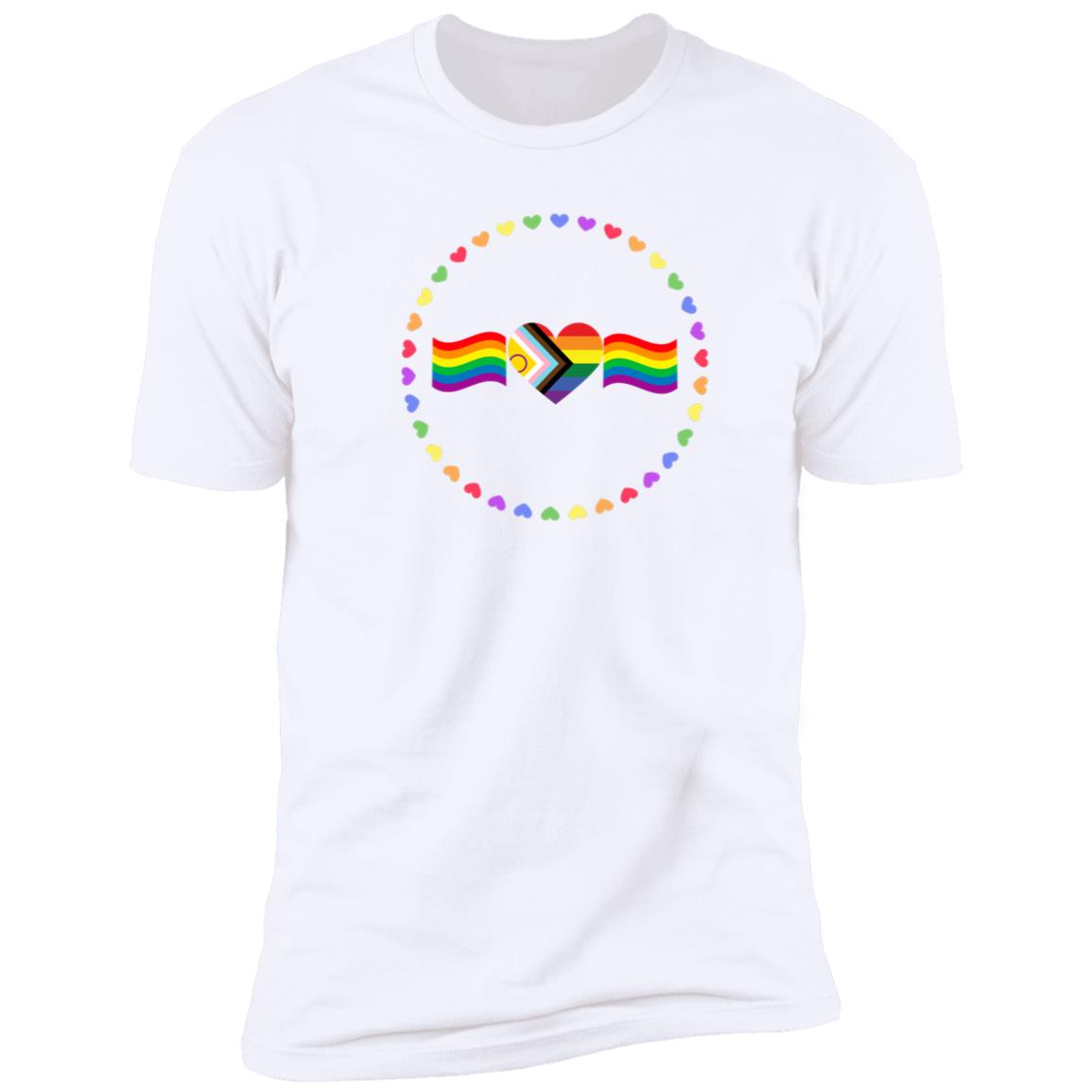 PRIDE HEART FLAG T-SHIRT