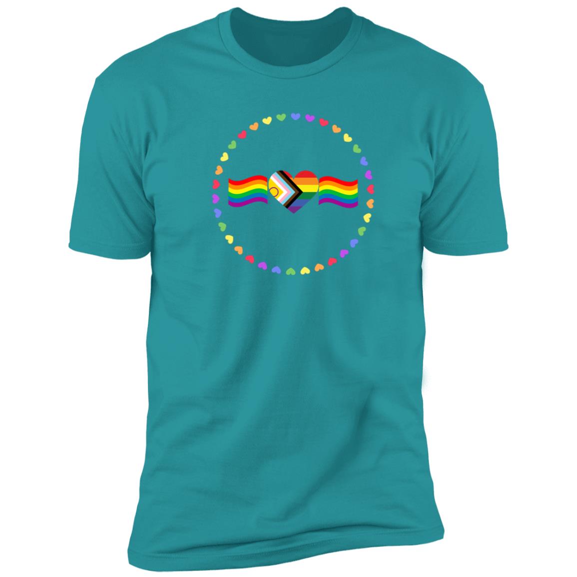 PRIDE HEART FLAG T-SHIRT