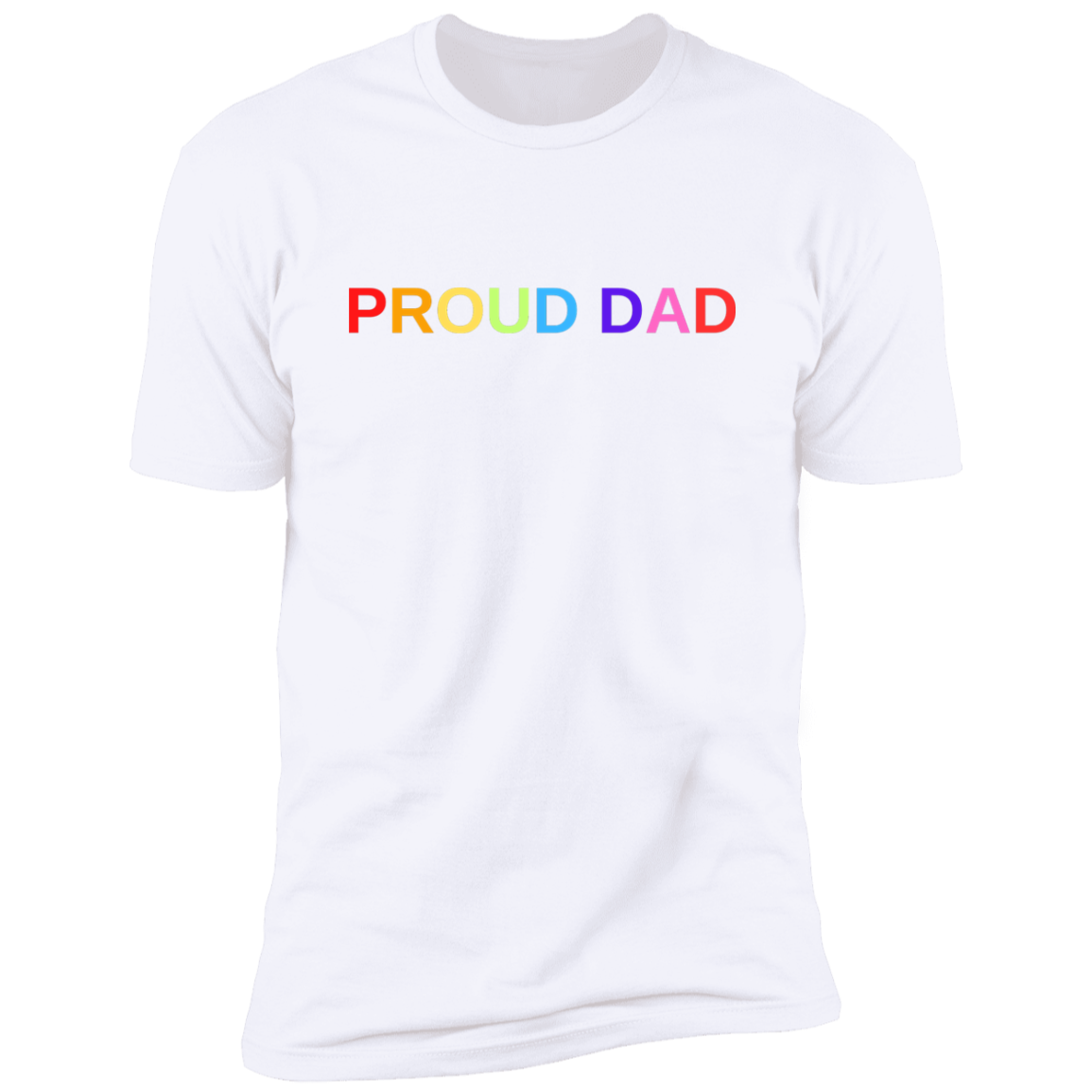 PRIDE MONTH PROUD DAD PREMIUM T-SHIRT | FATHER'S DAY GIFT | GIFT FOR HIM