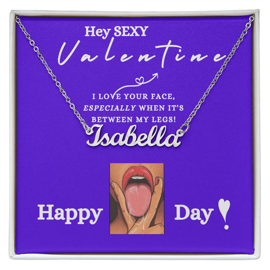 Custom Name Necklace| Sexy Valentine | To My Soulmate | Valentine's Day Gift | Gift of Love | Love is Love |LGPTS